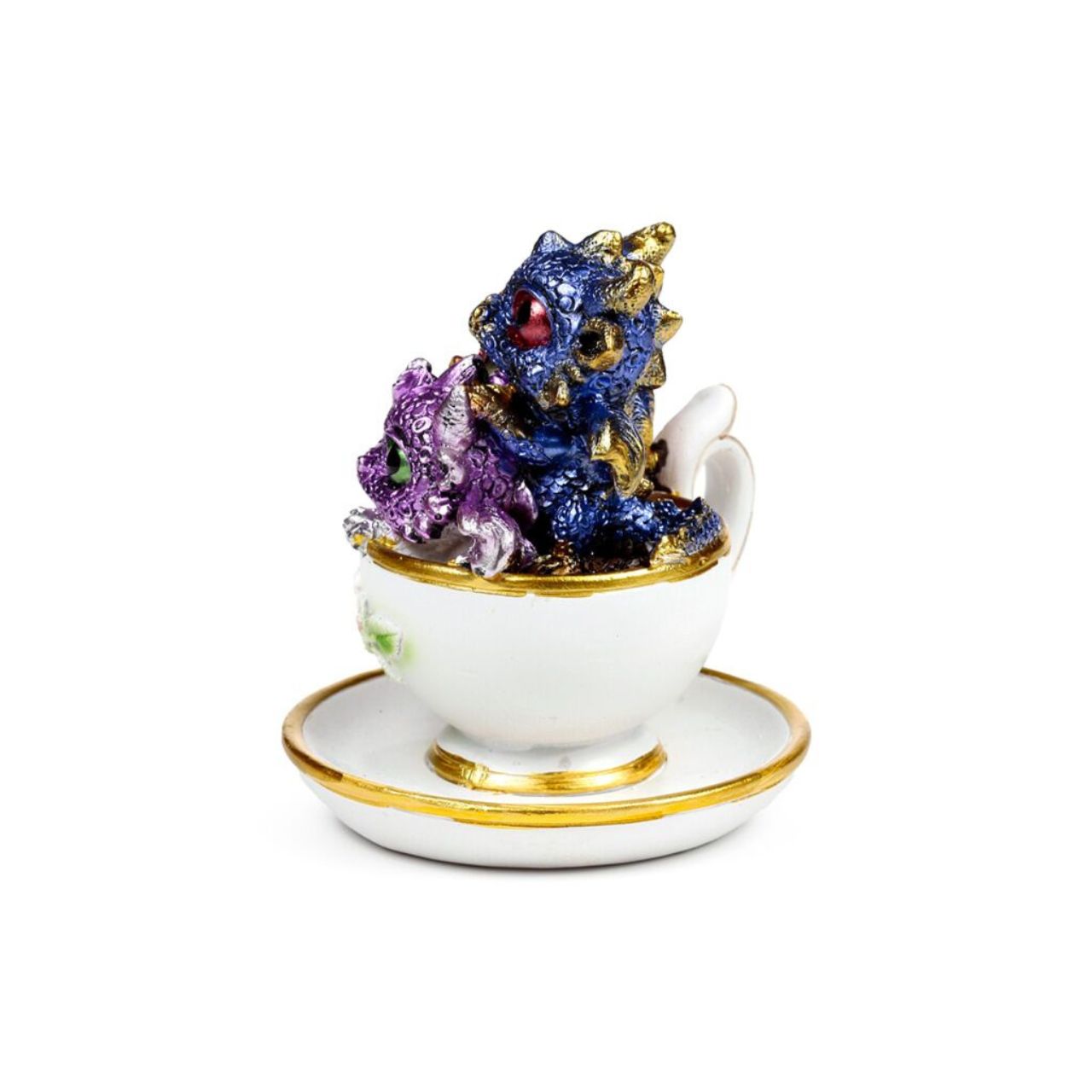 Discover the Elements Baby Dragon Teacup, a finely crafted piece that blends whimsical charm with elegant design.