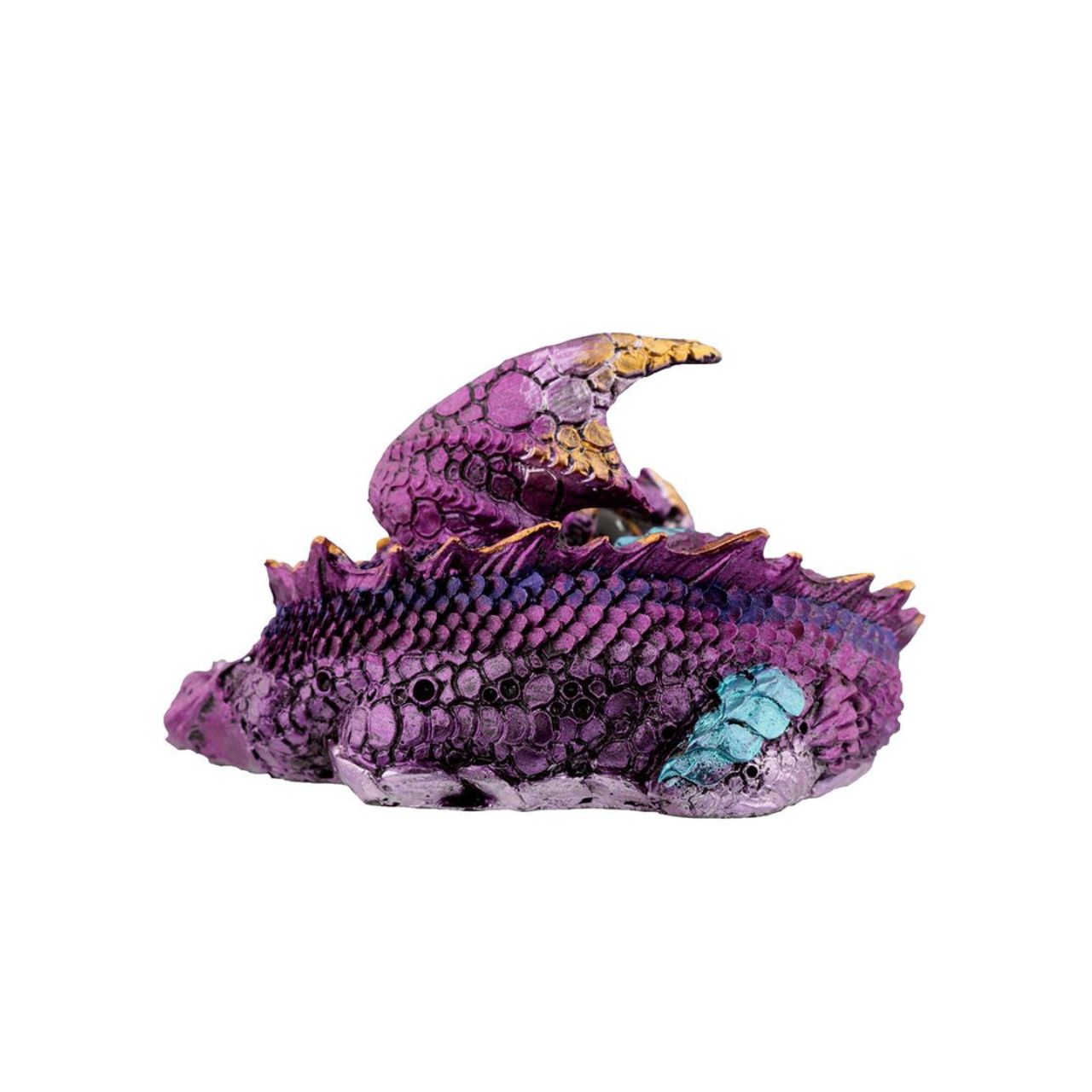 Elements Curled Up Dragon by Puckatour