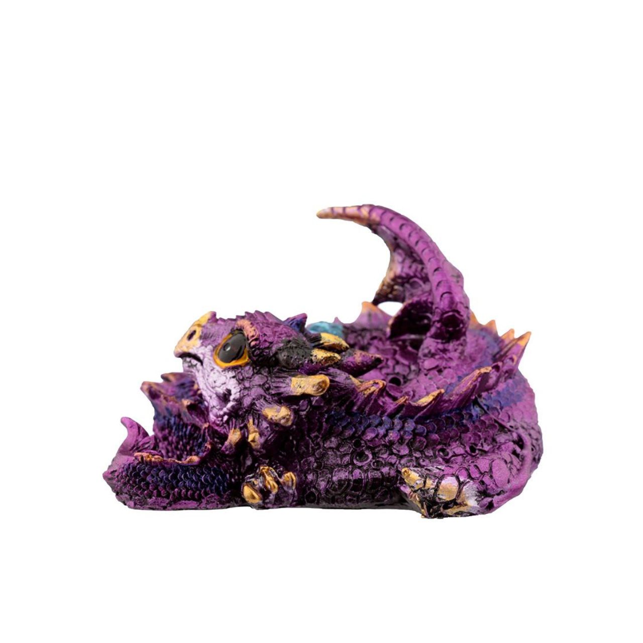 Elements Curled Up Dragon by Puckatour