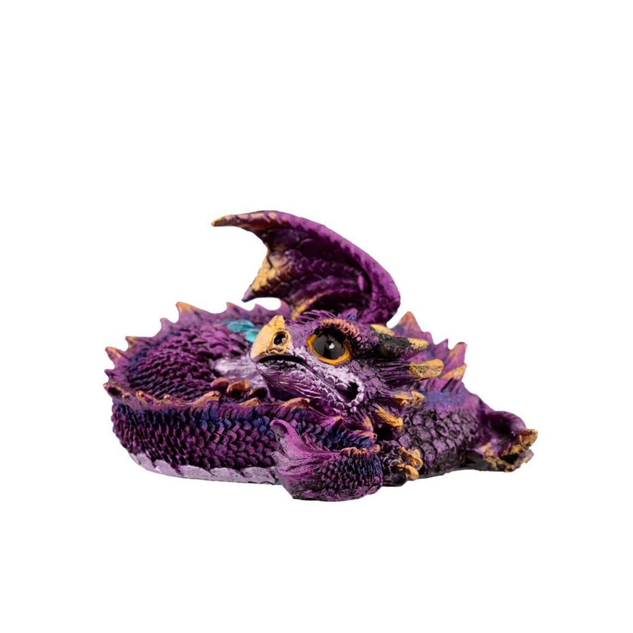 Elements Curled Up Dragon by Puckatour