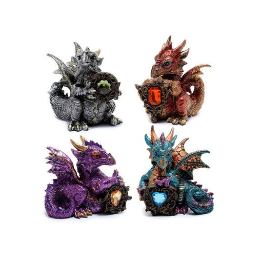 This Elements Gemstone Protector Dragon by Puckator offers a unique and stylish way to protect and display your precious gemstones. With its expertly crafted design and durable materials, this dragon figurine will keep your gemstones safe while also serving as a beautiful addition to your collection.