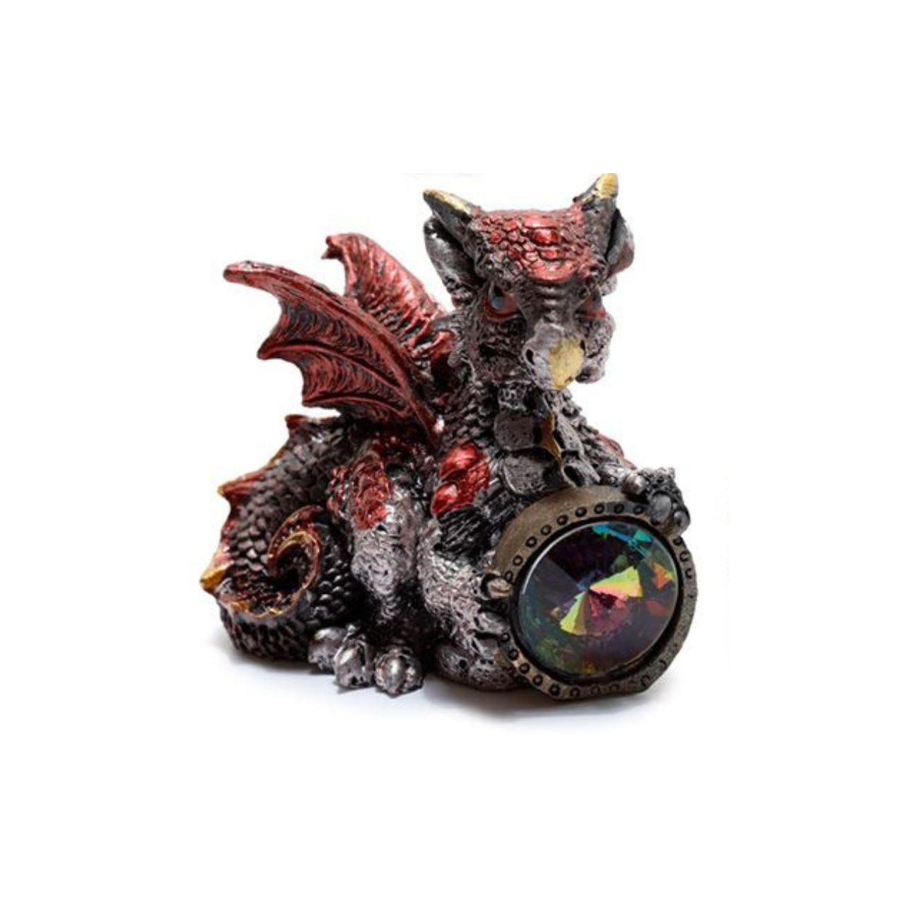 Elements Gemstone Shield Dragon