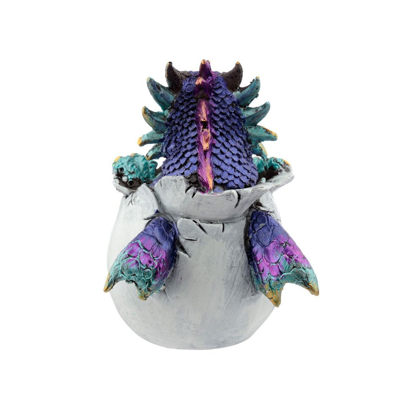 Elements Hatching Dragon Egg  - Material: Resin - Height 8.5-9 cm Width 7.5-8 cm Depth 5.5-6 cm