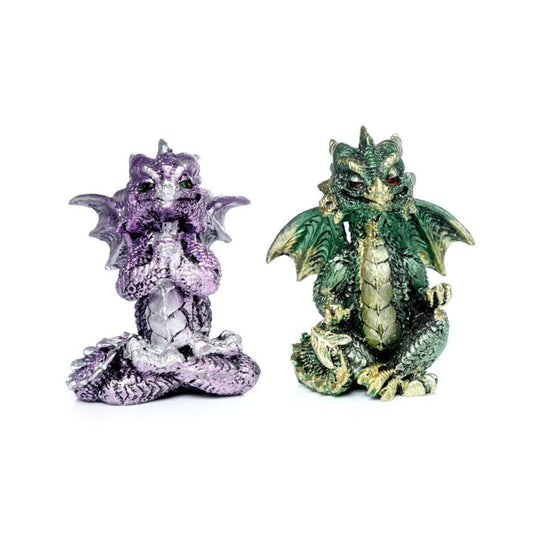 Elements Yoga Peace Dragon  - Material: Resin - Height 8 cm Width 5.5-6 cm Depth 4-4.5 cm