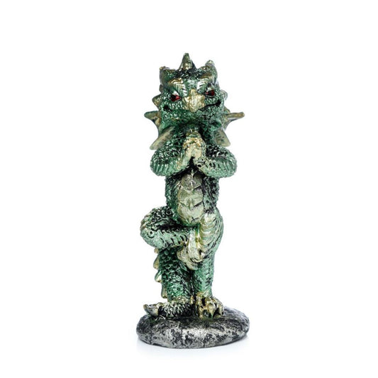 Elements Yoga Zen Dragon  - Material: Resin - Height 10 cm Width 4 cm Depth 3.5 cm