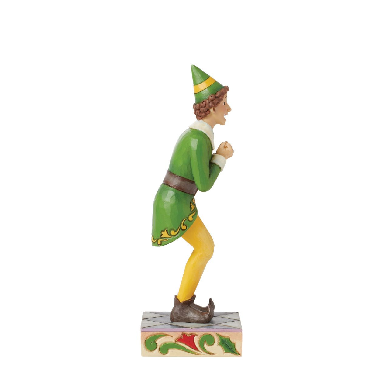 Taken from the iconic Elf movie, this piece has been created to recreate a scene but with a Jim Shore twist. Hand painted and hand carved, this is the perfect figurine for any film fan or those who just love to watch Elf each Christmas.