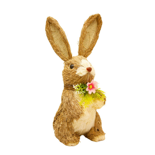 Expertly crafted by Enchante, the Large Easter Country Bunny Standing is a charming addition to your festive decor. Made with high-quality materials, this bunny stands tall in a country-inspired design. Add a touch of whimsy and tradition to your Easter celebration with this adorable bunny.