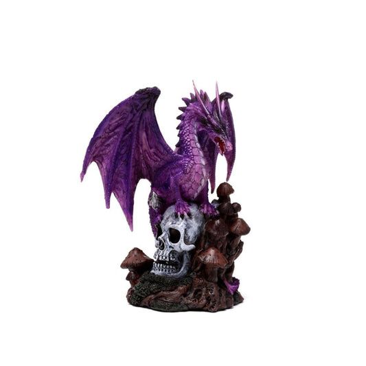 Discover the Enchanted Nightmare Amethyst Spirit of the Forest Skull Dragon, a captivating blend of mystique and elegance. Crafted with rich amethyst hues, this intricate piece embodies the enigmatic spirit of the forest entwined with dragon lore.