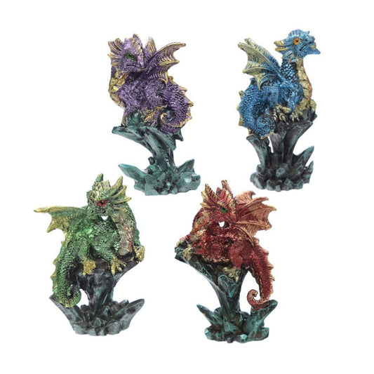Enchanted Nightmare Dragon Mini Rock Crystal  This Enchanted Nightmare Dragon Mini Rock Crystal is a one-of-a-kind piece. It captures the unique and powerful presence of a dragon that is frozen in time. The intricate details and delicate craftsmanship make this piece a true treasure.