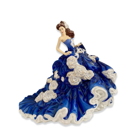 English Ladies Moonlight Enchantment  Our fabulous Moonlight Enchantment figurine is the latest figure in the English Ladies Co range.  Designed and modelled by Valerie Annand, our master painter Dan Smith has created this wonderful colourway.