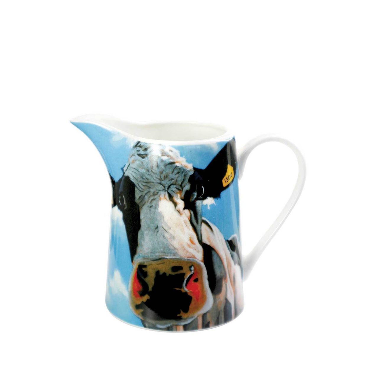 This set of milk jug and sugar bowl have iconic Eoin O'Connor designs on the outside.
Made from New Bone China and presented in a beautiful cow print gift box.