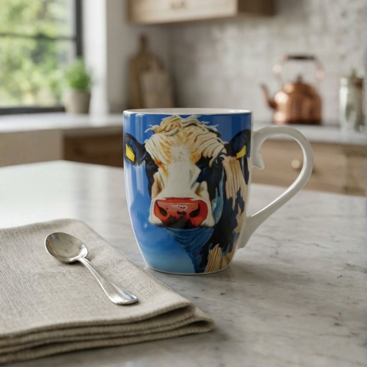 Eoin O'Connor 'The Young Buck' artwork presented on a stylish Mug.