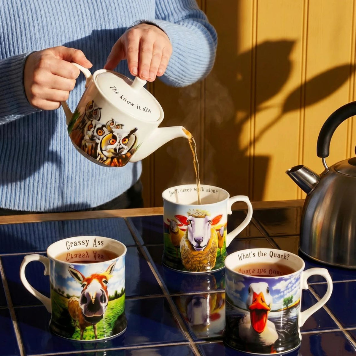 Explore the Beyond the Herd, a dynamic collection by Eoin O'Connor that blends the charm of Irish animals with a touch of humour and wit. Each piece in this collection offers a fresh, playful take on rural life, with bold details and quirky character!