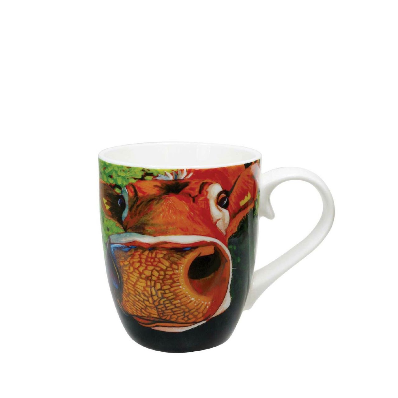 Eoin O'Connor 'Reach for the Stars' artwork presented on a stylish Mug. 12 Oz Mug made of New Bone China. With curved handle to ensure you do not scald your fingers and presented in a Gift Box.
