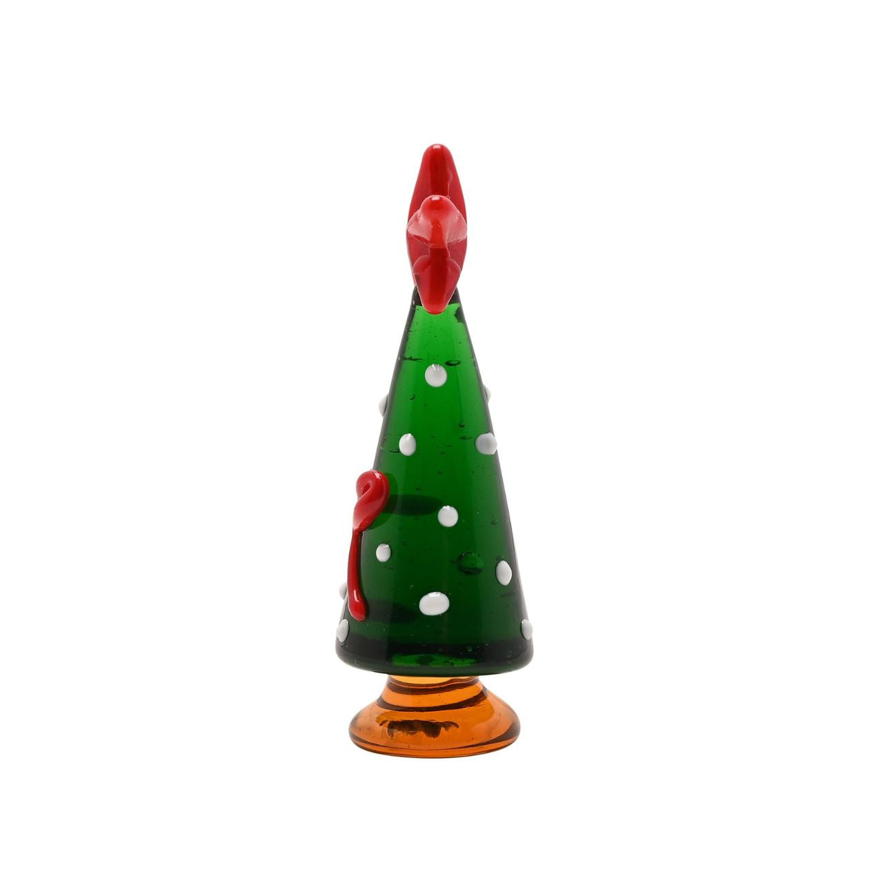 Capture the spirit with the Festive Miniature Objet D'art Christmas Tree With Bow, sure to enchant your shoppers.