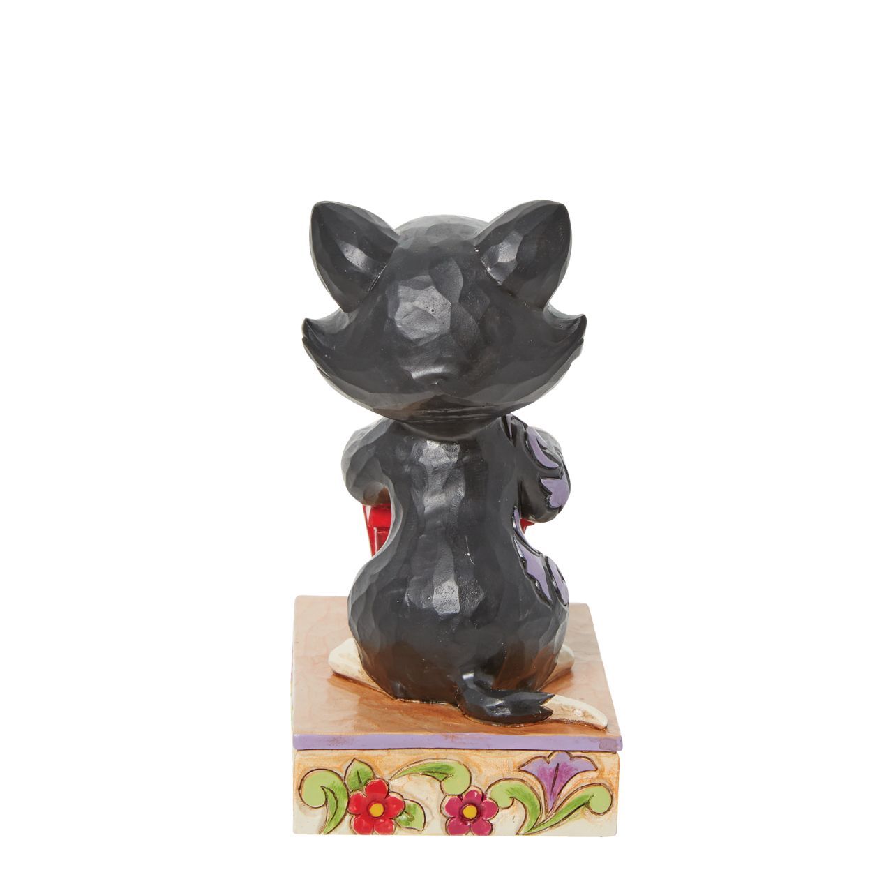 Disney Festive Feline Figaro Christmas Personality Pose  This festive season, everyone needs a festive Feline. Figaro is feeling the Christmas spirit in this piece designed by award winning artist Jim Shore. 