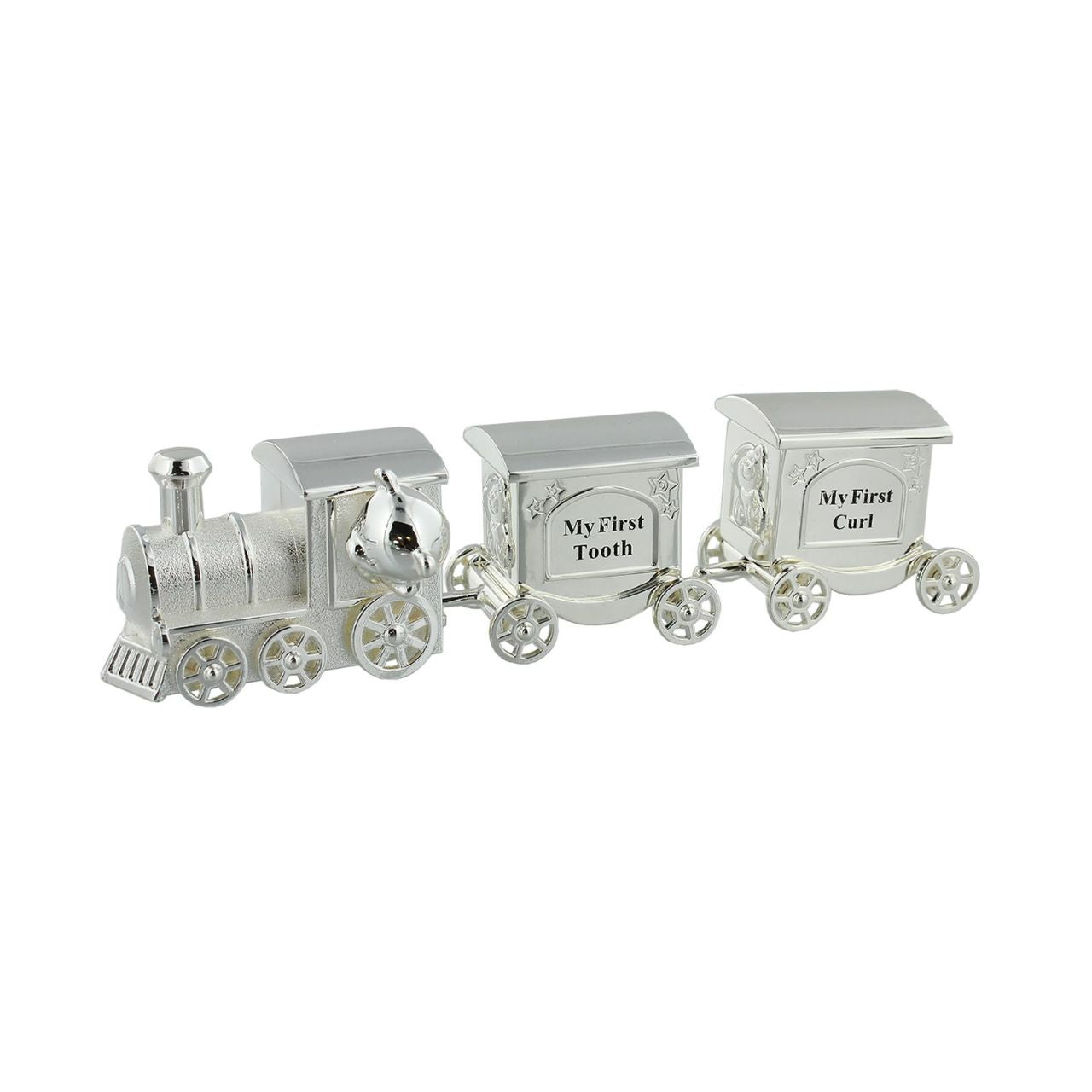 Whether it's for a baby shower, first birthday, christening or just to welcome a new-born into the family, this keepsake train set will be treasured for many years.