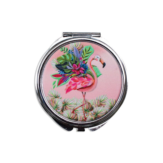 ﻿Michelle Allen Flamingo Trinket Box  This lightweight and durable Flamingo trinket box makes a splendid gift for a friend or yourself. They are the perfect size to fit in any purse, make-up bag, carry on, or backpack.