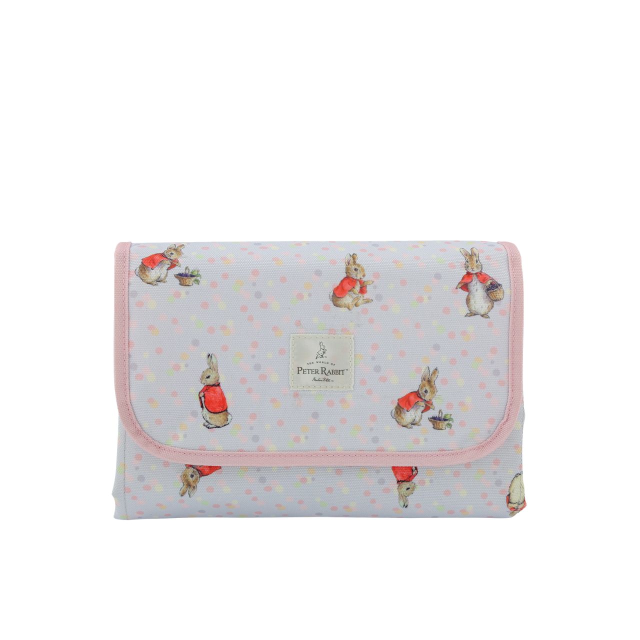 Beatrix Potter Peter Rabbit Baby Collection Changing Mat  This fold out Peter Rabbit changing mat is both adorable, practical and essential for quick trips out with your baby. The changing mat has been designed to take you seconds to unwrap and use when you are on the go, helping to spend more time on the things you love doing with your baby.