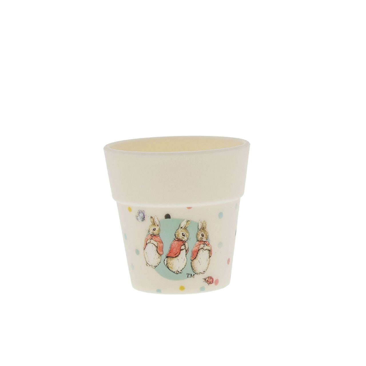 Peter Rabbit Flopsy Egg Cup Set  Introducing this brand new at home with Peter Rabbit collection. There's nothing quite like a fun Flopsy motif to entice those little tummies to clear their plates. Make mealtimes fun and practical with this egg cup set.