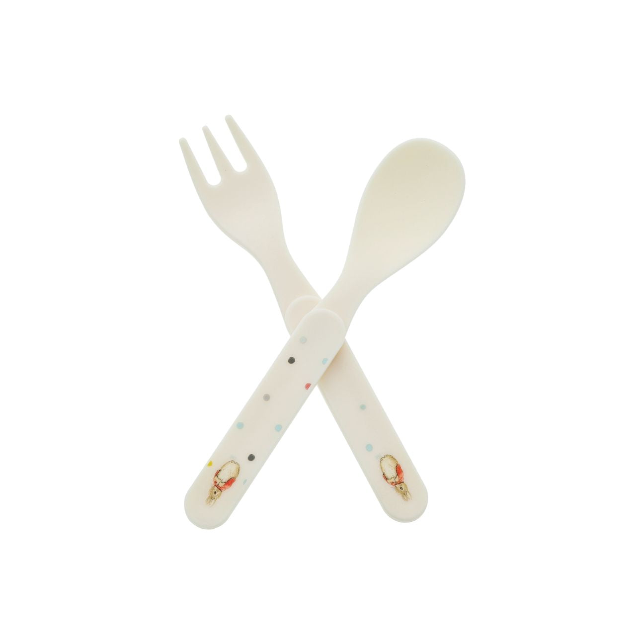 Beatrix Potter Flopsy Snack Box and Cutlery Set  Introducing this brand new at home with Peter Rabbit collection. There's nothing quite like a fun Flopsy motif to entice those little tummies to clear their plates. Make mealtimes fun and practical with this snack box set. Highly durable and can be used at home, in the garden, or on the go.