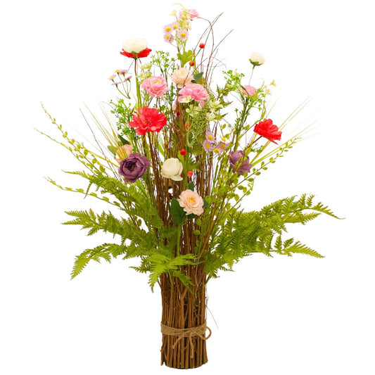 Floral Garden Twig Sheaf 80cm  We have a beautiful range of faux flowers and wreaths available, so whether you’re after a seasonal display for your home, a garland of foliage for the staircase, stunning spring wreath you can use year after year, we’ve got you covered.