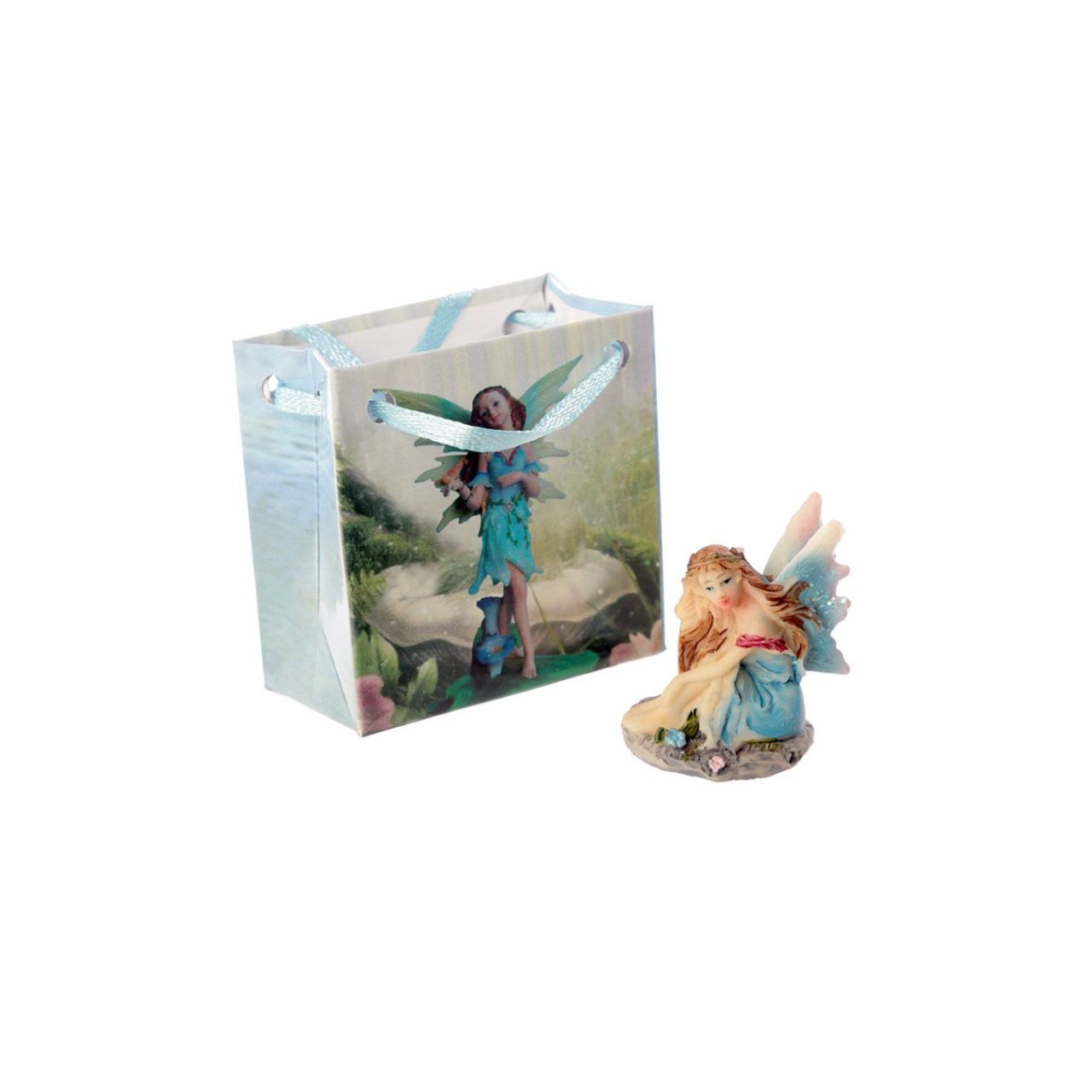 This Flower Fairy in a Mini Gift Bag is perfect for anyone who loves fairies and flowers. The delicate and intricately designed fairy figure comes nestled in a beautiful gift bag, making it a great present for all occasions. Bring a touch of magic and wonder into your life with this enchanting product.
