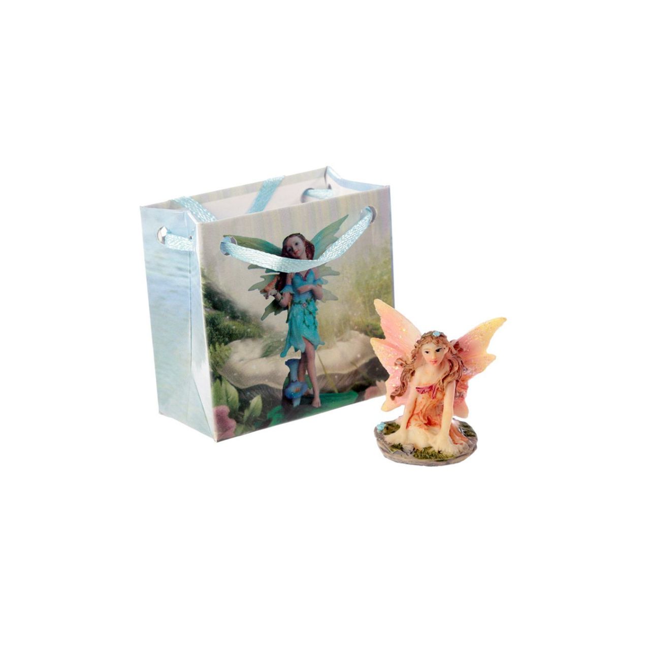 This Flower Fairy in a Mini Gift Bag is perfect for anyone who loves fairies and flowers. The delicate and intricately designed fairy figure comes nestled in a beautiful gift bag, making it a great present for all occasions. Bring a touch of magic and wonder into your life with this enchanting product.