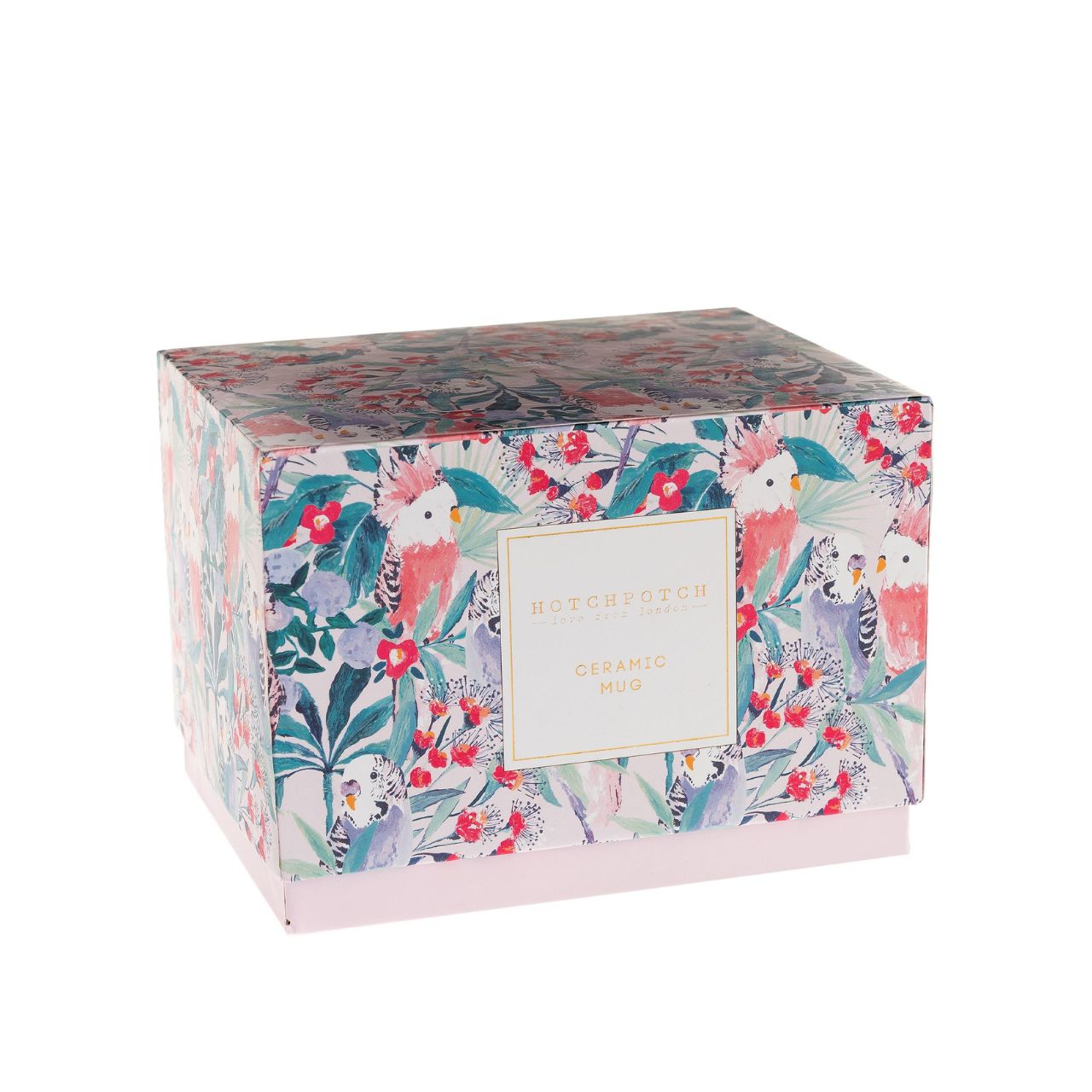 Budgie Design Mug Gift Boxed  A modern and stylish design mug in contemporary gift box. Perfect gift for the stylish lady.