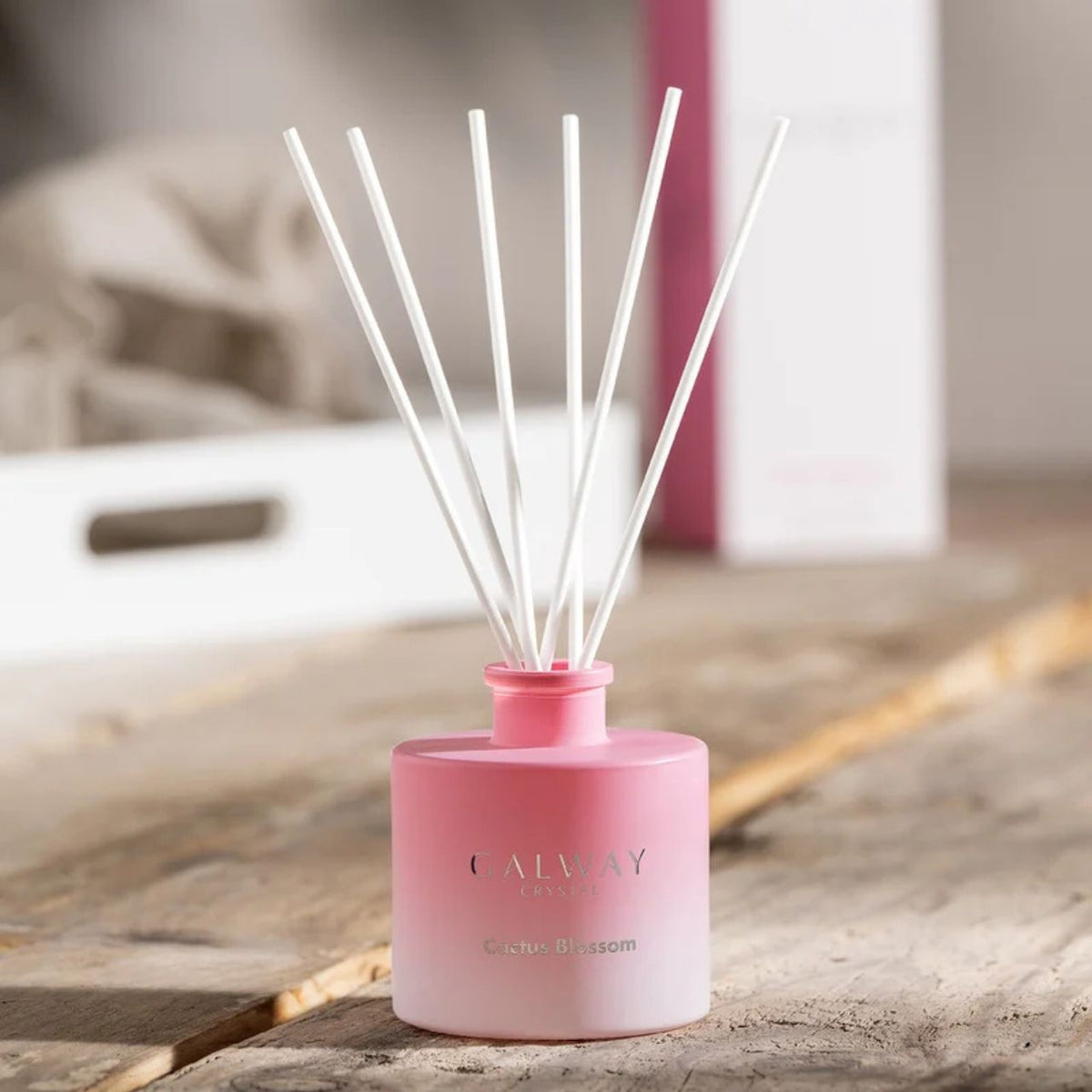 Candles & Diffusers make the perfect house warming present. Enjoy the beautiful scent of Cactus Blossom with hints of fruit; a mixture of vanilla and lemon.
