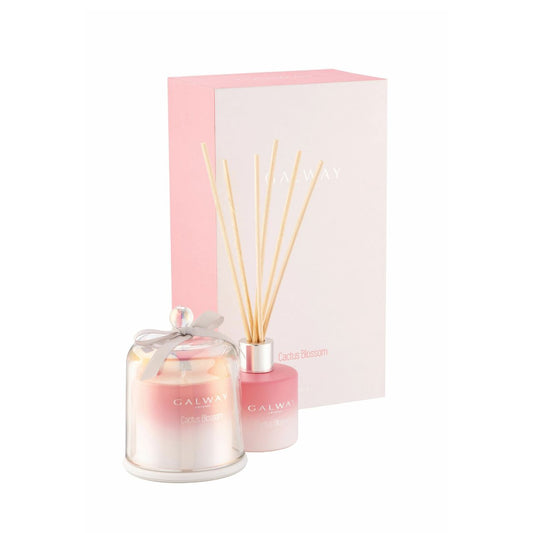 Transport yourself to a special place with the perfect fragrance for your home. Our Cactus blossom scent will transform any room and certainly set the right mood. The Fresh cucumber &amp; green accord are combined with graceful white floral notes of lily of the valley and jasmine