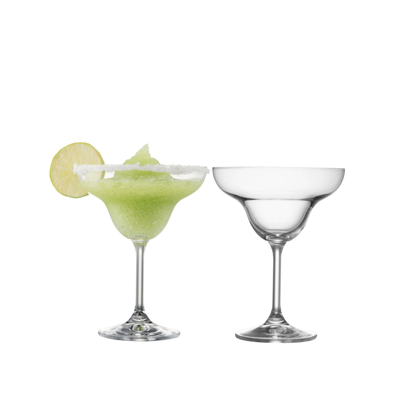 Our Elegance Margarita Glass is designed with both aesthetics and practicality in mind. The wide bowl not only accommodates the perfect margarita garnish but also enhances the presentation of your drink. The tapered rim directs the delightful aromas of your cocktail to your nose, enhancing the overall tasting experience.