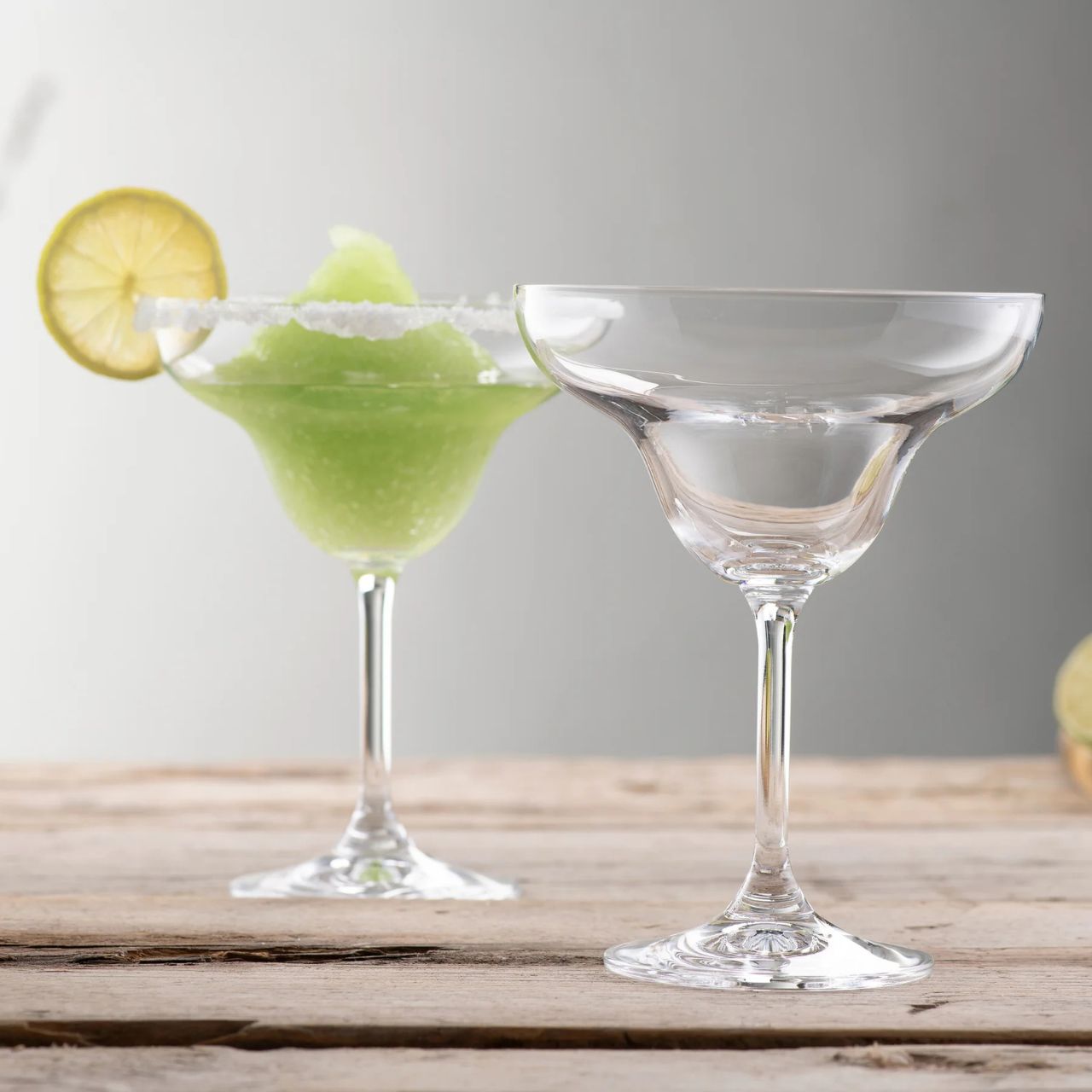Our Elegance Margarita Glass is designed with both aesthetics and practicality in mind. The wide bowl not only accommodates the perfect margarita garnish but also enhances the presentation of your drink. The tapered rim directs the delightful aromas of your cocktail to your nose, enhancing the overall tasting experience.