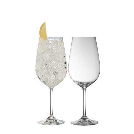 Our New Elegance Spritz glass is crafted with precision and attention to detail, our Spritz Glass not only enhances the aesthetics of your drink but also its aroma and taste. The wide bowl design allows for better aeration, while the gently tapered rim directs the cocktail's delightful bouquet directly to your nose, providing a full sensory experience.