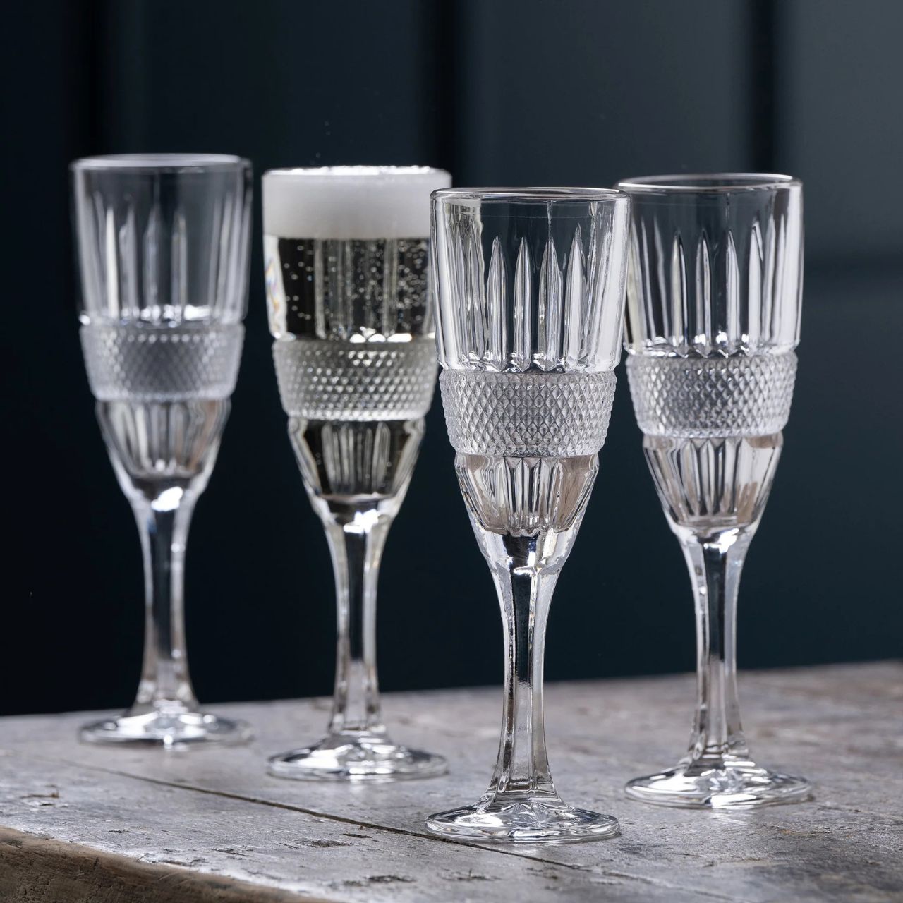 The Galway Crystal Eyre Collection blends traditional craftsmanship with refined design. Featuring intricate cuts and brilliant sparkle, each piece brings sophistication to your home, perfect for special occasions or everyday luxury.