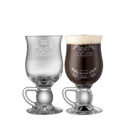 Feel the warmth of your coffee through the beautiful Galway Crystal Irish Coffee Mugs. An ideal finishing touch to a meal, or just for the end of a very long day. Perfect use for a special occasion or treat yourself to fine dining everyday.