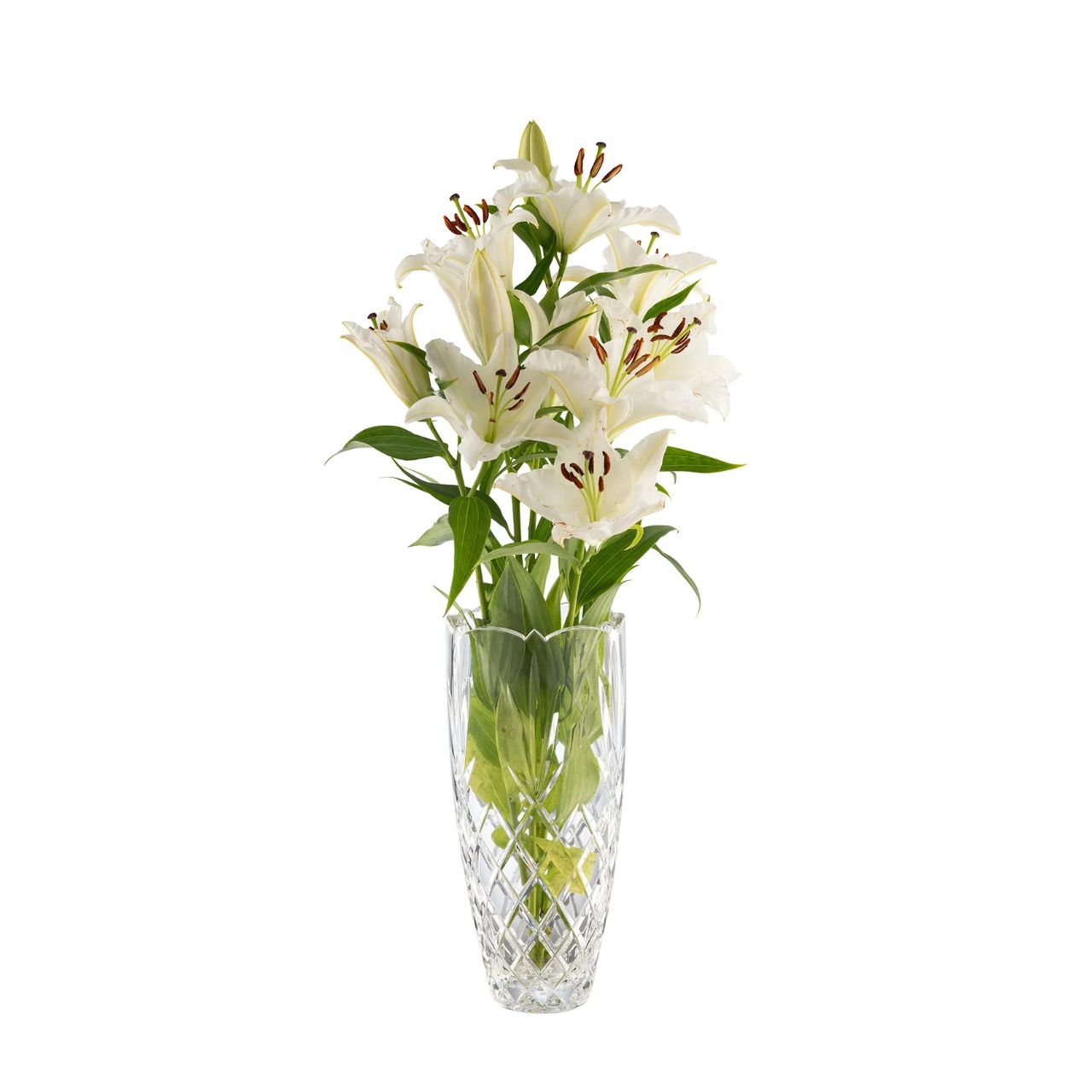 A tall cylinder shaped vase are ideal for long stemmed flowers such as your roses, lilies and sunflowers.
