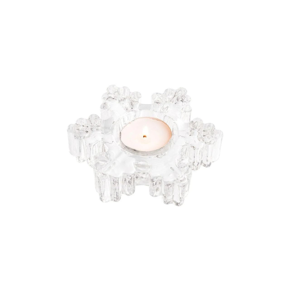 Galway Crystal Snowflake Votive LED Tealight