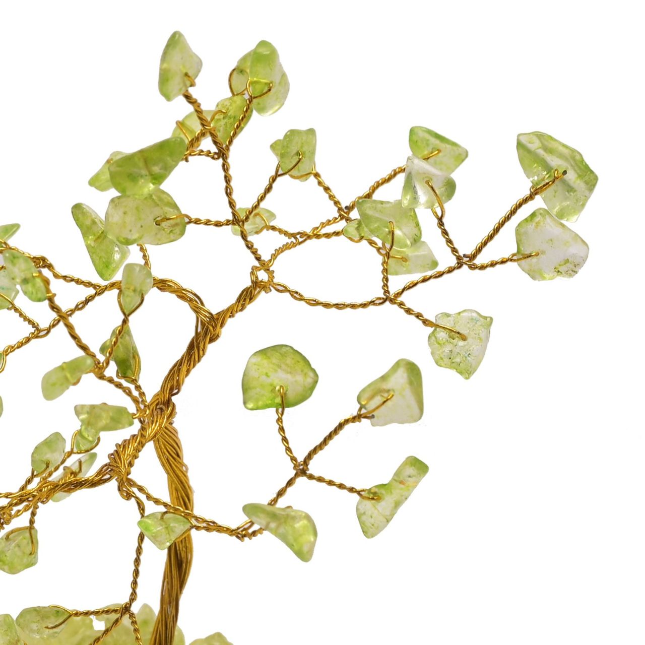 Gemstone Tree - Peridot  A miniature peridot gemstone tree from Serenity by SOPHIA.  This vivid gemstone tree radiates positive energy around living spaces.