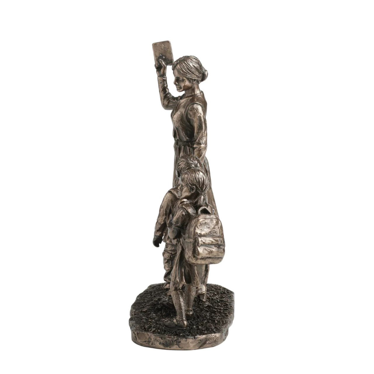 Honor the heart of education with this detailed teacher and children sculpture. Depicting a teacher leading young students, it’s the perfect appreciation gift for educators, graduations, or school displays.