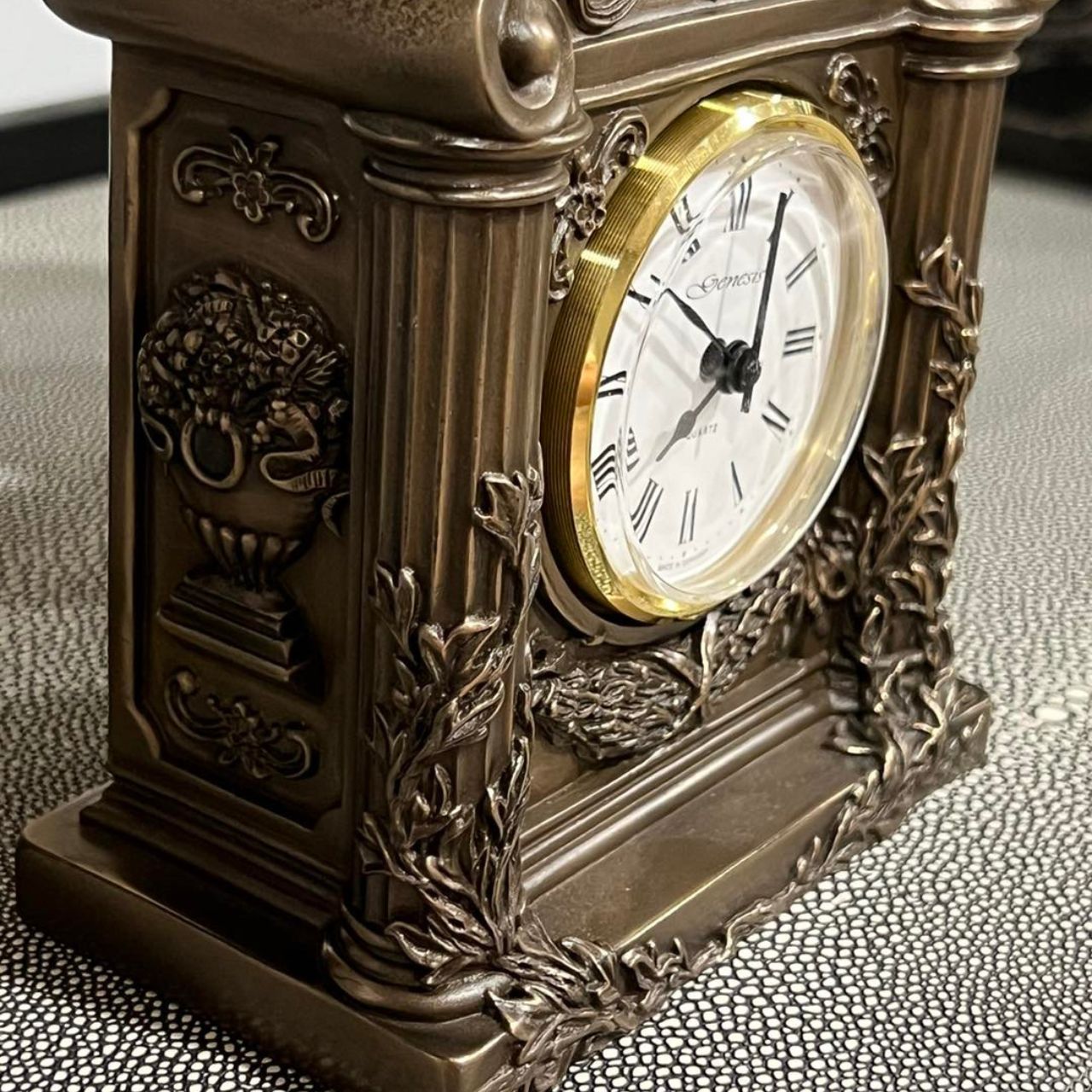 This mantel clock remains a popular favourite for various gift giving occasions and is suitable to add personalisation when a wooden base is added.