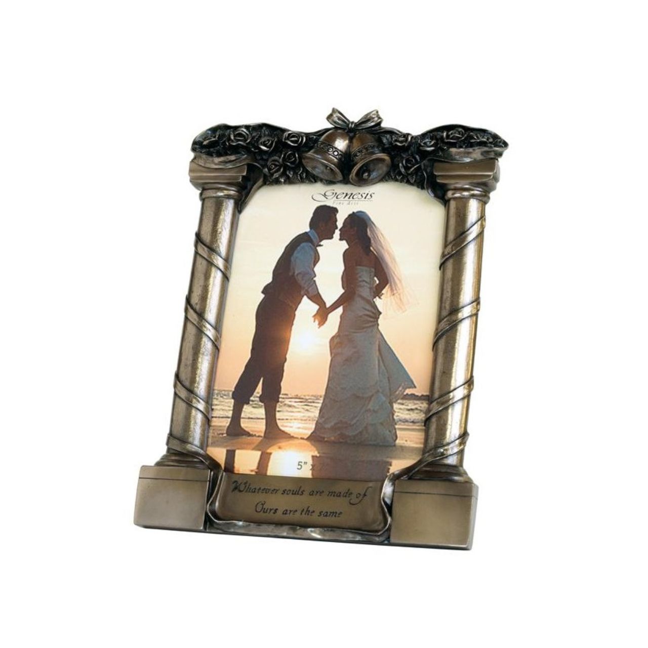 Wedding Frame which reads “Whatever souls are made of ours are the same”