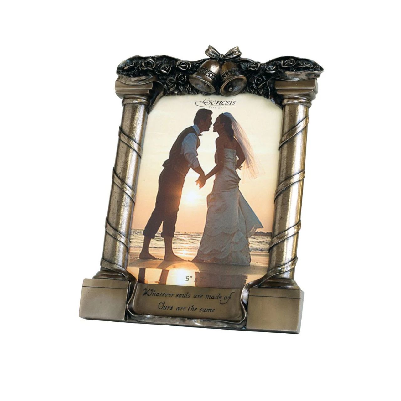 Wedding Frame which reads “Whatever souls are made of ours are the same”