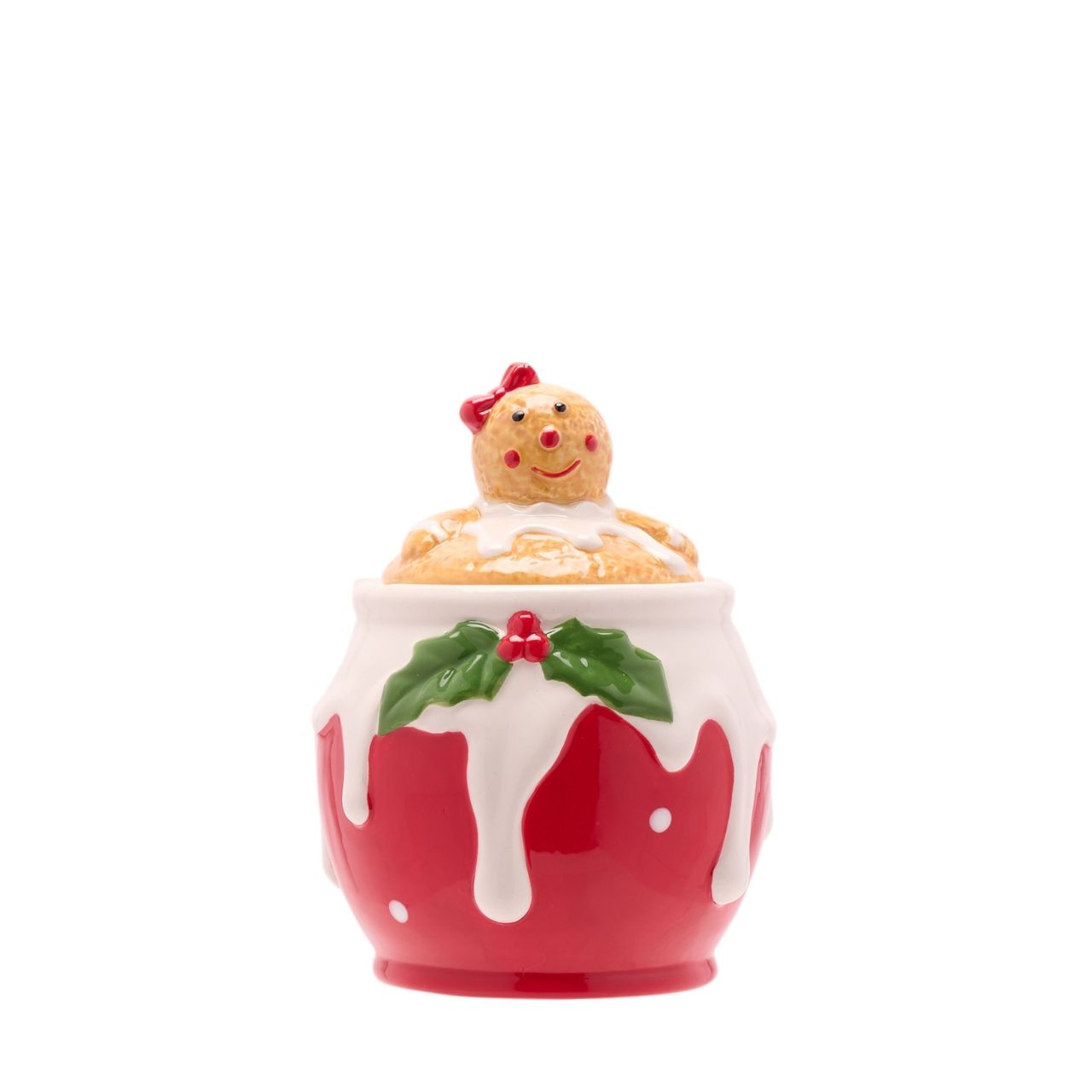 Christmas Set of Gingerbread Icing Sugar Bowl & Jug Set