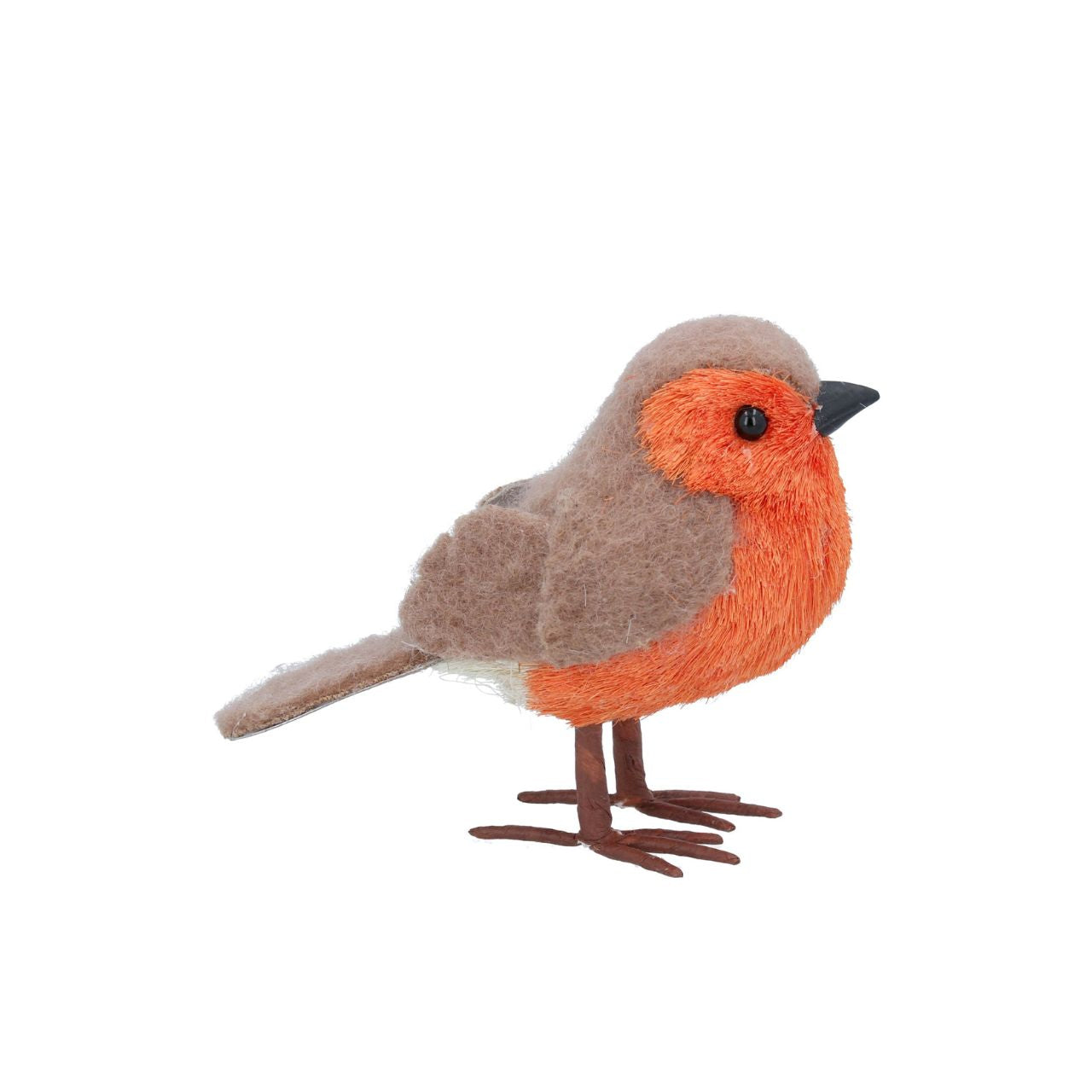 Add a touch of elegance to your holiday décor with the Gisela Graham Faux Fur Christmas Robin Ornament. Crafted with delicate faux fur, this charming robin captures the spirit of the season while offering a refined, natural look.