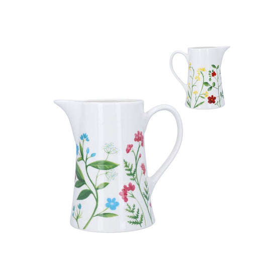 Bring springtime charm to your table with this elegant 15cm New Bone China jug from Gisela Graham's Meadow collection.