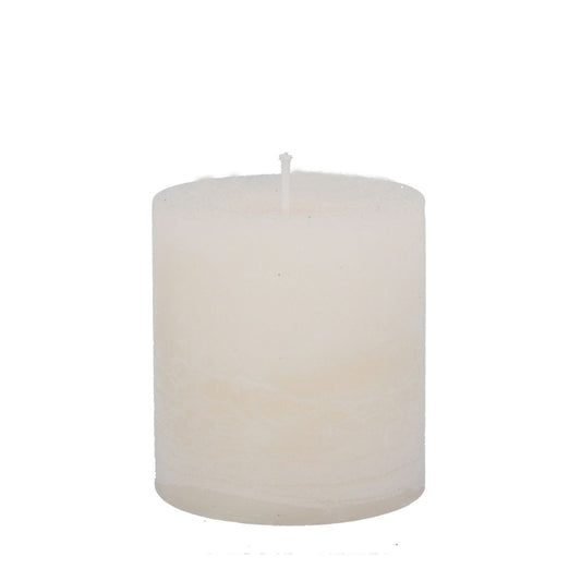 Gisela Graham Pillar Candle - Ivory Christmas Candle  This premium ivory pillar candle from Gisela Graham is a sophisticated addition to any Christmas table. With a long burn time, it offers continual light and atmosphere for special occasions. The warm glow of the candle adds a festive touch to your home.