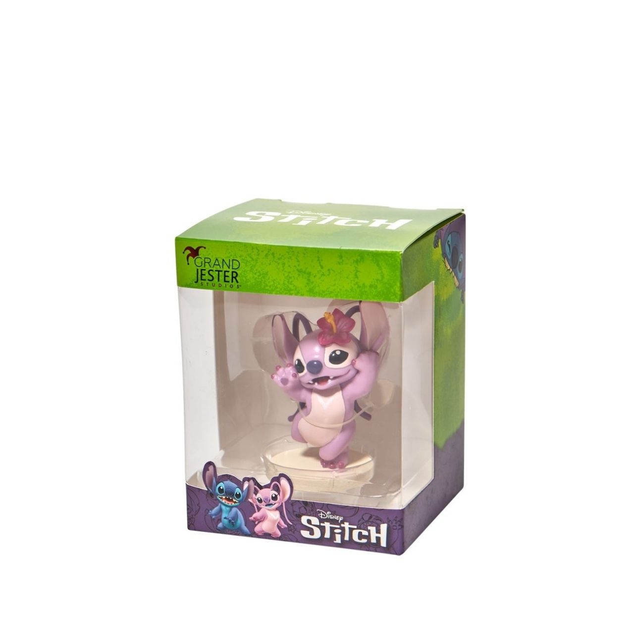 Moulded from high quality vinyl, this super-cute mini Angel has a sweet flower tucked behind her ear and is ready for a party.