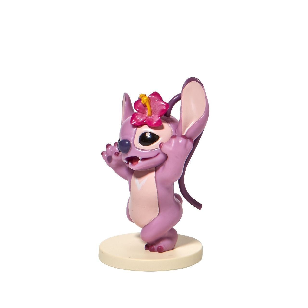 Moulded from high quality vinyl, this super-cute mini Angel has a sweet flower tucked behind her ear and is ready for a party.