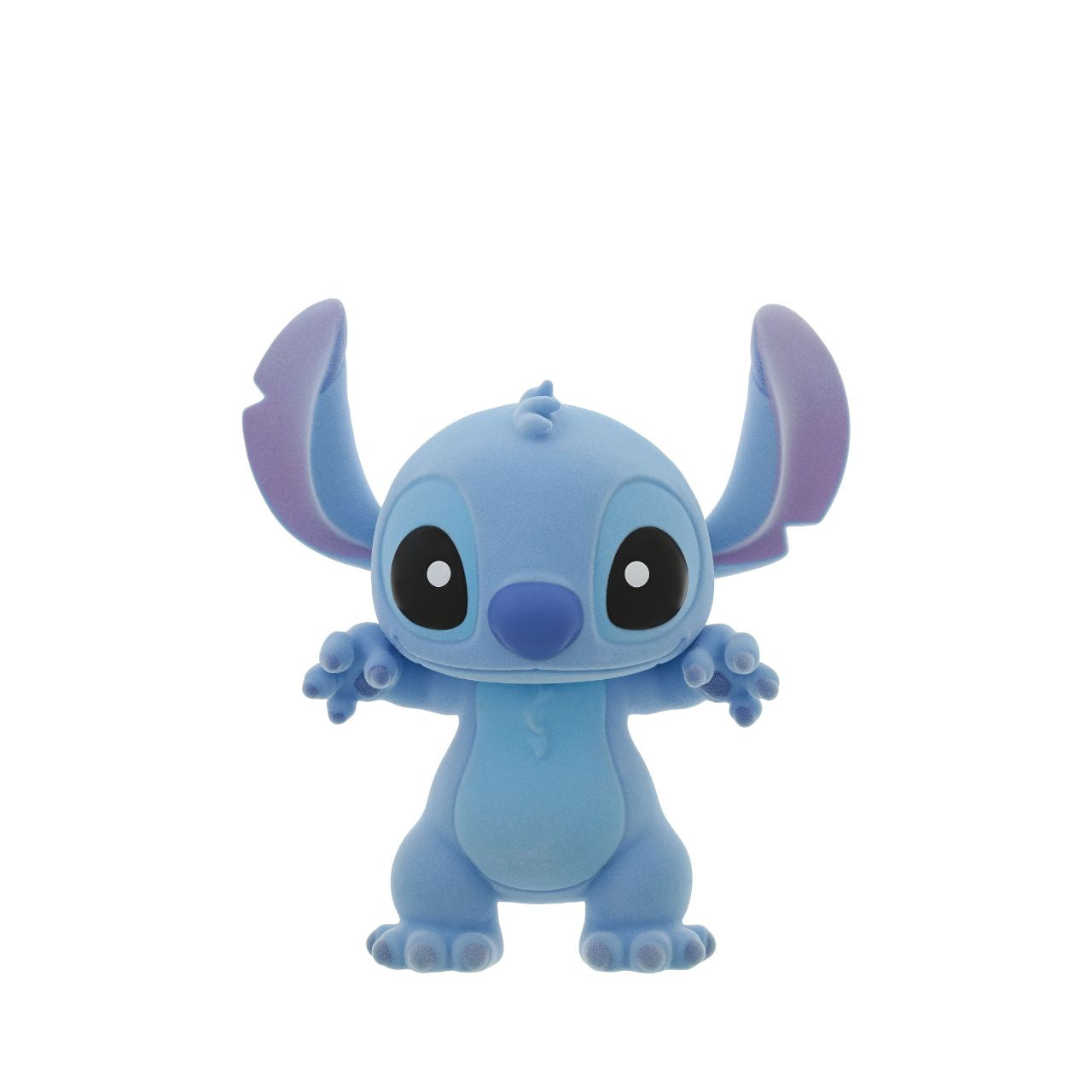With his trademark blue fur and mischievous twinkle in his eye, this large flocked Stitch figurine is the perfect gift for any Disney fan.